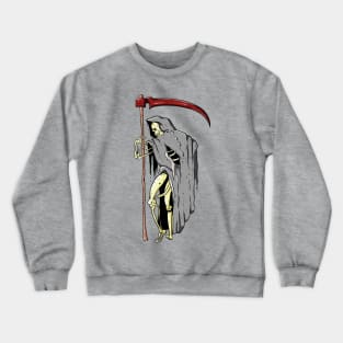 Grim Bone Builder "Shoulder exercises needed" Crewneck Sweatshirt